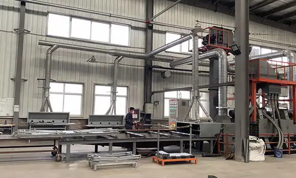 Automatic shot blasting machine